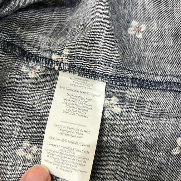 Carve Designs Midnight Blue Floral Dress - Picture 5 of 5